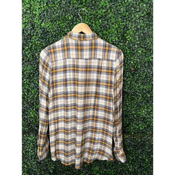 Melloday soft flannel blouse, women’s size M - Picture 6 of 6